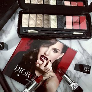 迪奥(Dior)摩登经典9色眼唇妆盘/彩妆/定妆;遮瑕/任何肤质/皮夹式
